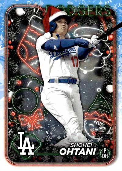 2024 Topps Holiday Baseball Variations Shohei Ohtani