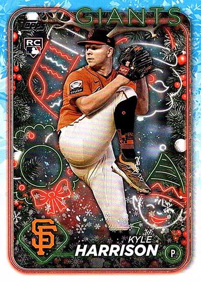 2024 Topps Holiday Baseball Variations Kyle Harrison