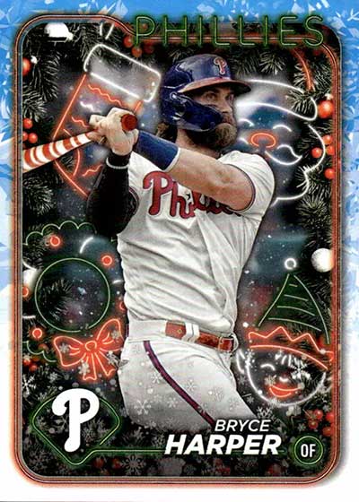 2024 Topps Holiday Baseball Variations Bryce Harper