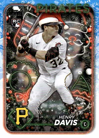 2024 Topps Holiday Baseball Variations Henry Davis