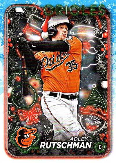 2024 Topps Holiday Baseball Variations Adley Rutschman