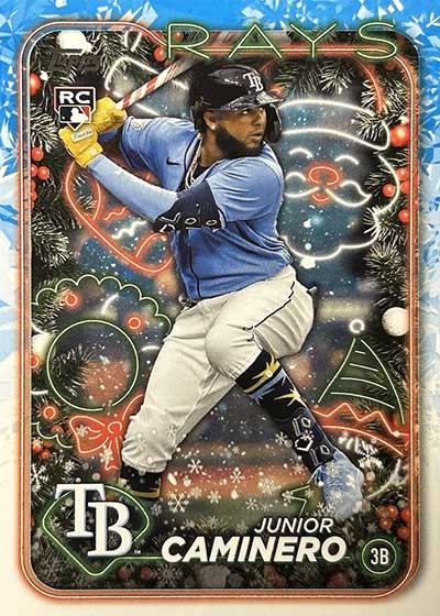 2024 Topps Holiday Baseball Variations Junior Caminero