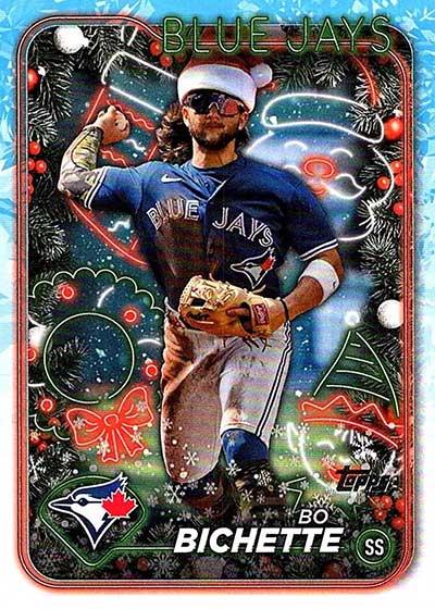 2024 Topps Holiday Baseball Variations Bo Bichette