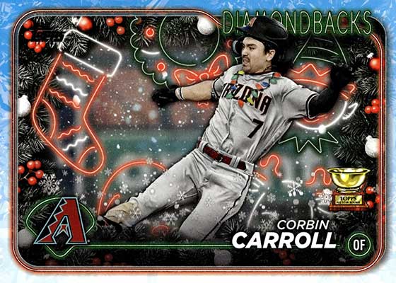 2024 Topps Holiday Baseball Variations Corbin Carroll