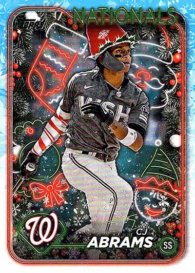 2024 Topps Holiday Baseball Variations CJ Abrams