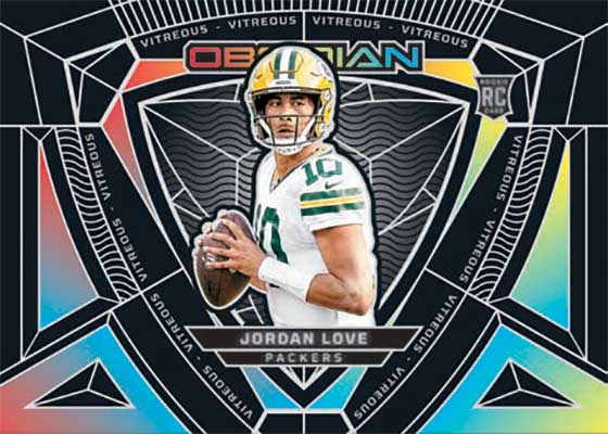 2024 Panini Obsidian Football Vitreous Jordan Love