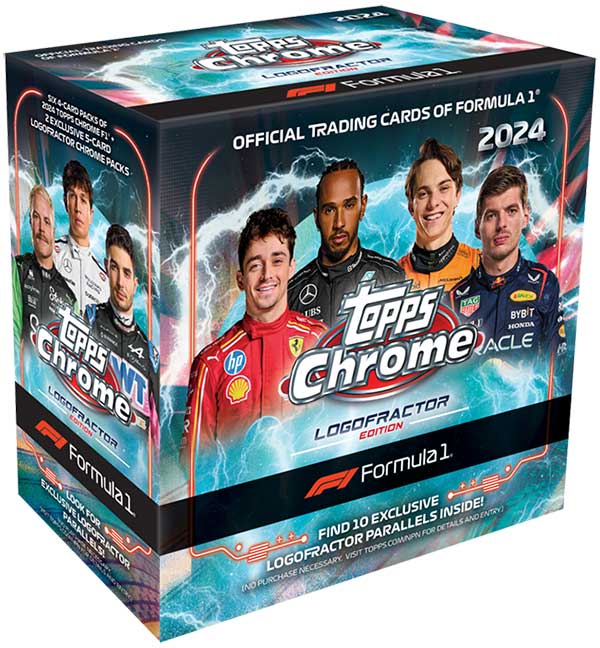 2024 Topps Chrome Logofractor Formula 1 Checklist, Box Info