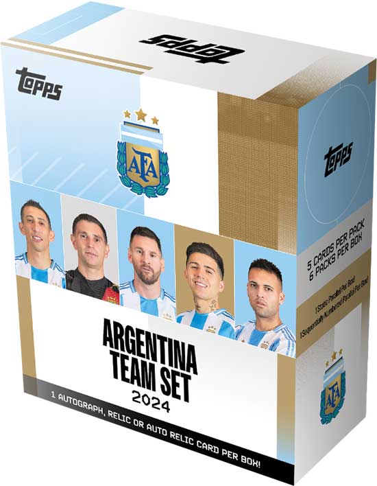 2024-25 Topps Argentina Team Set Soccer Hobby Box