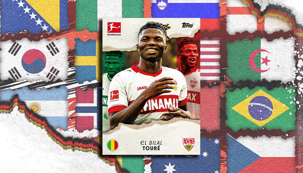 Carte Topps Bundesliga 2022/23 International Stars - Marcus Thuram (Gladbach) /49