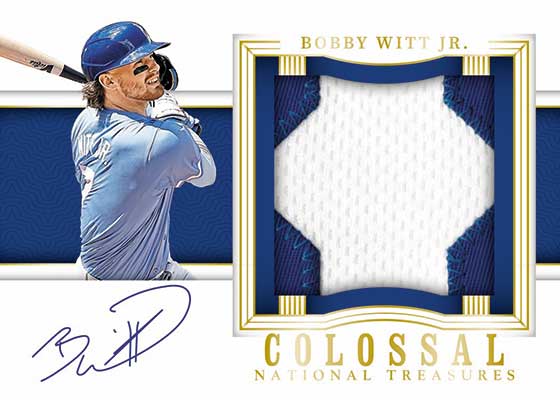2024 Panini National Treasures Baseball Colossal Signatures Bobby Witt Jr.