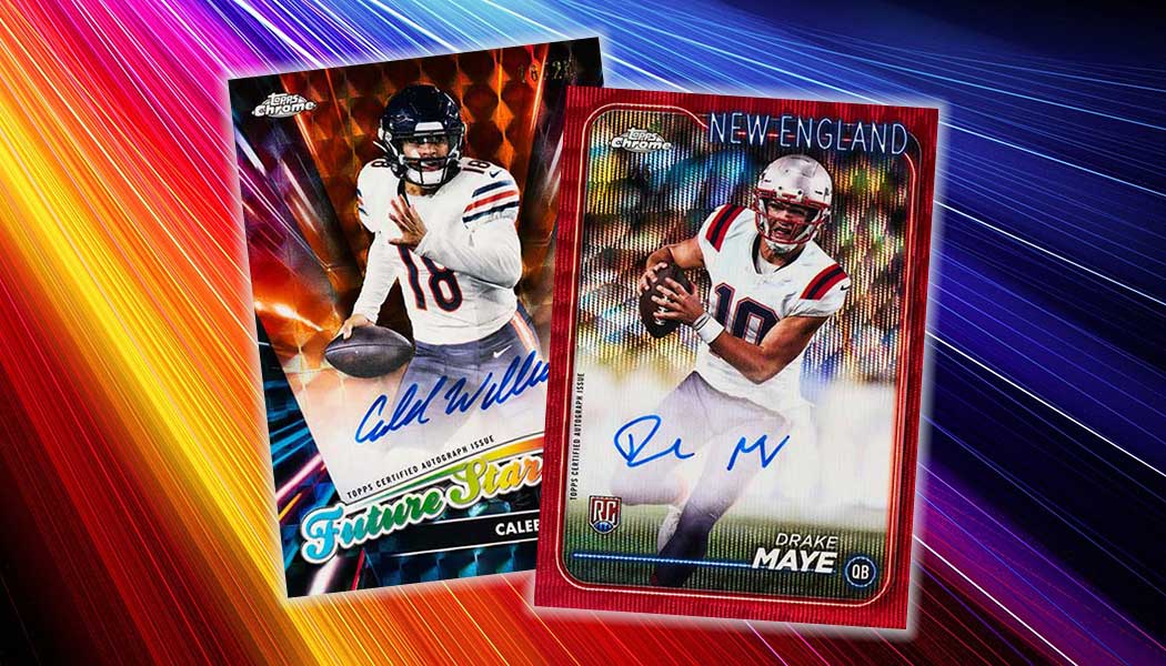 2024 Topps Chrome Football Checklist, Team Set Lists, Box Info