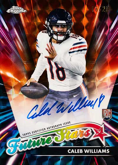 2024 Topps Chrome Football Future Stars Autographs Caleb Williams