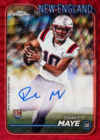 2024 Topps Chrome Football Checklist, Team Set Lists, Box Info