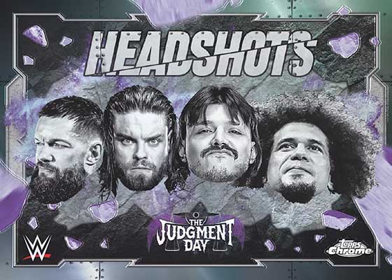 2025 Topps Chrome WWE Headshots Judgement Day