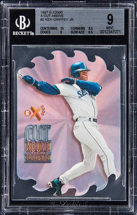 Ken Griffey Jr. Cards - 1997 E-X2000 A Cut Above