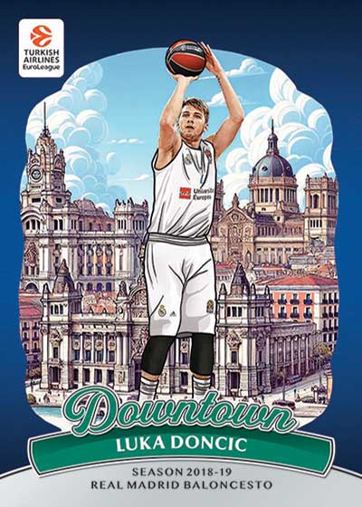 2024-25 Donruss Turkish Airlines EuroLeague Basketball Downtown Luka Doncic