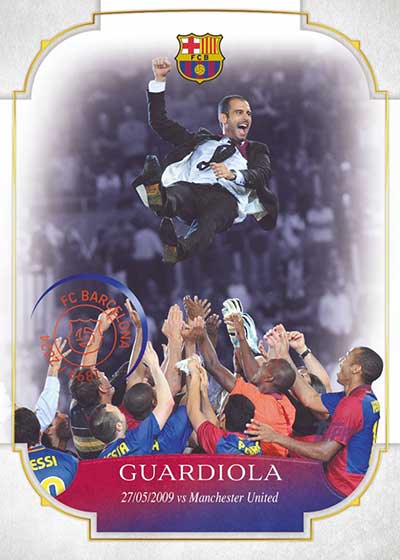 2024-25 Topps FC Barcelona 125th Anniversary Moments Pep Guardiola