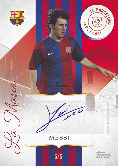 2024-25 Topps FC Barcelona 125th Anniversary Checklist, Box Info