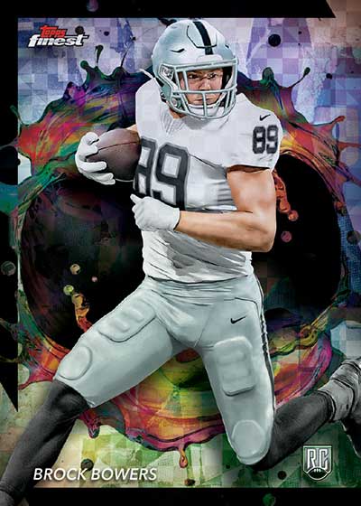 2024 Topps Finest Football Checkerboard Refractors Brock Bowers