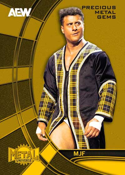 2025 SkyBox Metal Universe AEW Precious Metal Gems Gold MJF