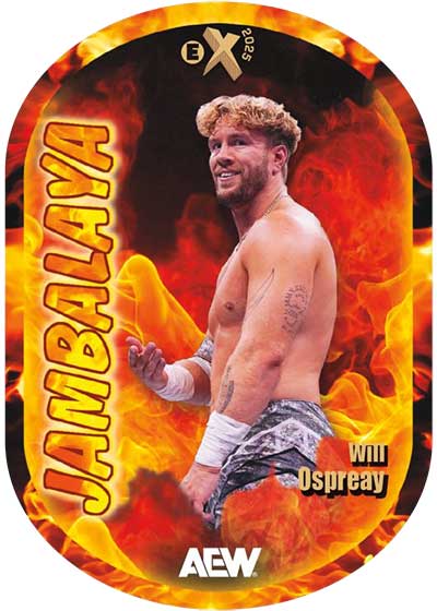 2025 SkyBox Metal Universe AEW Jambalaya Will Ospreay