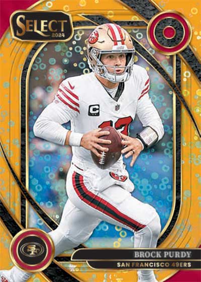 2024 Panini Select Football Gold Disco Brock Purdy