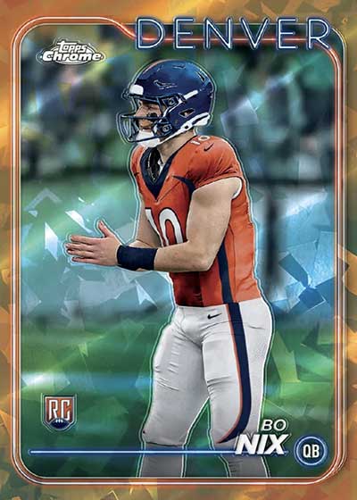 2024 Topps Chrome Sapphire Football Checklist, Teams, Box Info