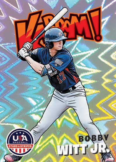 2025 Panini Stars & Stripes USA Baseball Kaboom! Bobby Witt Jr.