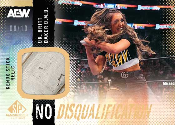 2025 SP Game Used AEW No Disqualification Britt Baker