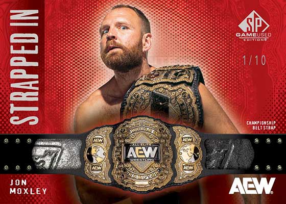2025 SP Game Used AEW Strapped In Jon Moxley