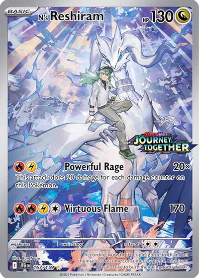 2025 Pokémon Scarlet and Violet Journey Together N's Reshiram