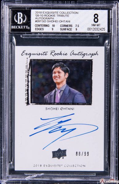 Graded: 2018 Exquisite Collection '09-10 Rookie Tribute
