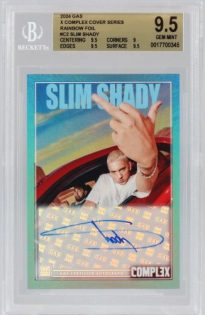 EMINEM SLIM SHADY サイン入りカード 19/40 COMPLEX Eminem Complex Gas Card signed (close up) : r/Eminem