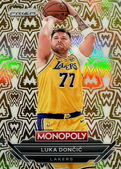 2024-25 Panini Prizm Monopoly Basketball Millionaire White Luka Doncic Los Angeles Lakers