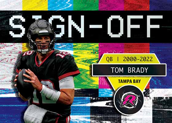 2024 Topps Resurgence Football Sign Off Tom Brady