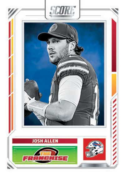 2025 Score Football The Franchise Josh Allen