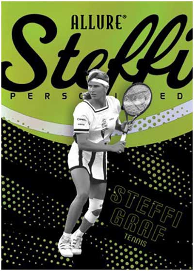 2025 Upper Deck Allure SE Macro Color Flow Personified Steffi Graf