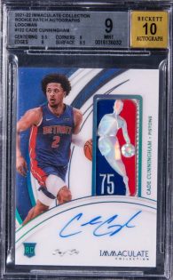 Graded: 2021-22 Immaculate Collection Rookie Patch