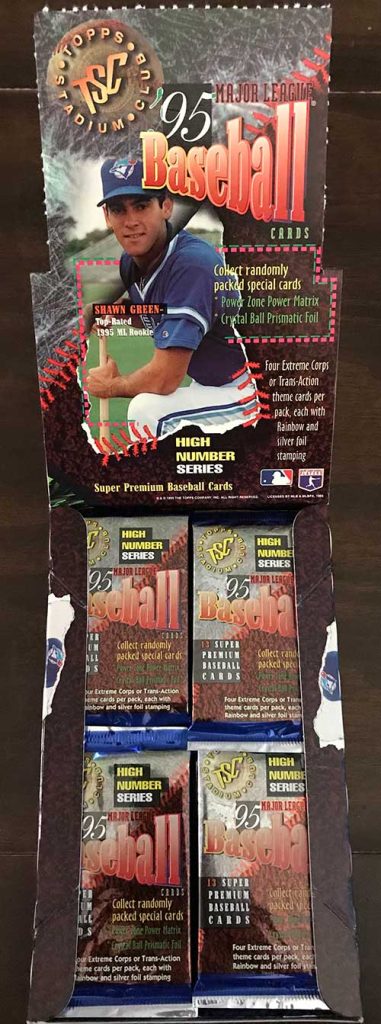 1995 Topps Stadium Club High Series Baseball Box Break, Review