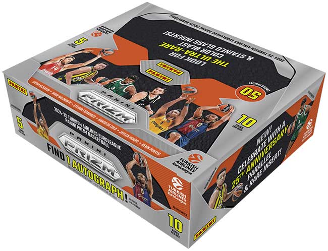 2024-25 Panini Prizm EuroLeague Basketball Hobby Box