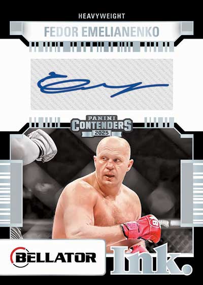 2025 Panini Contenders PFL Ink Fedor Emelianenko