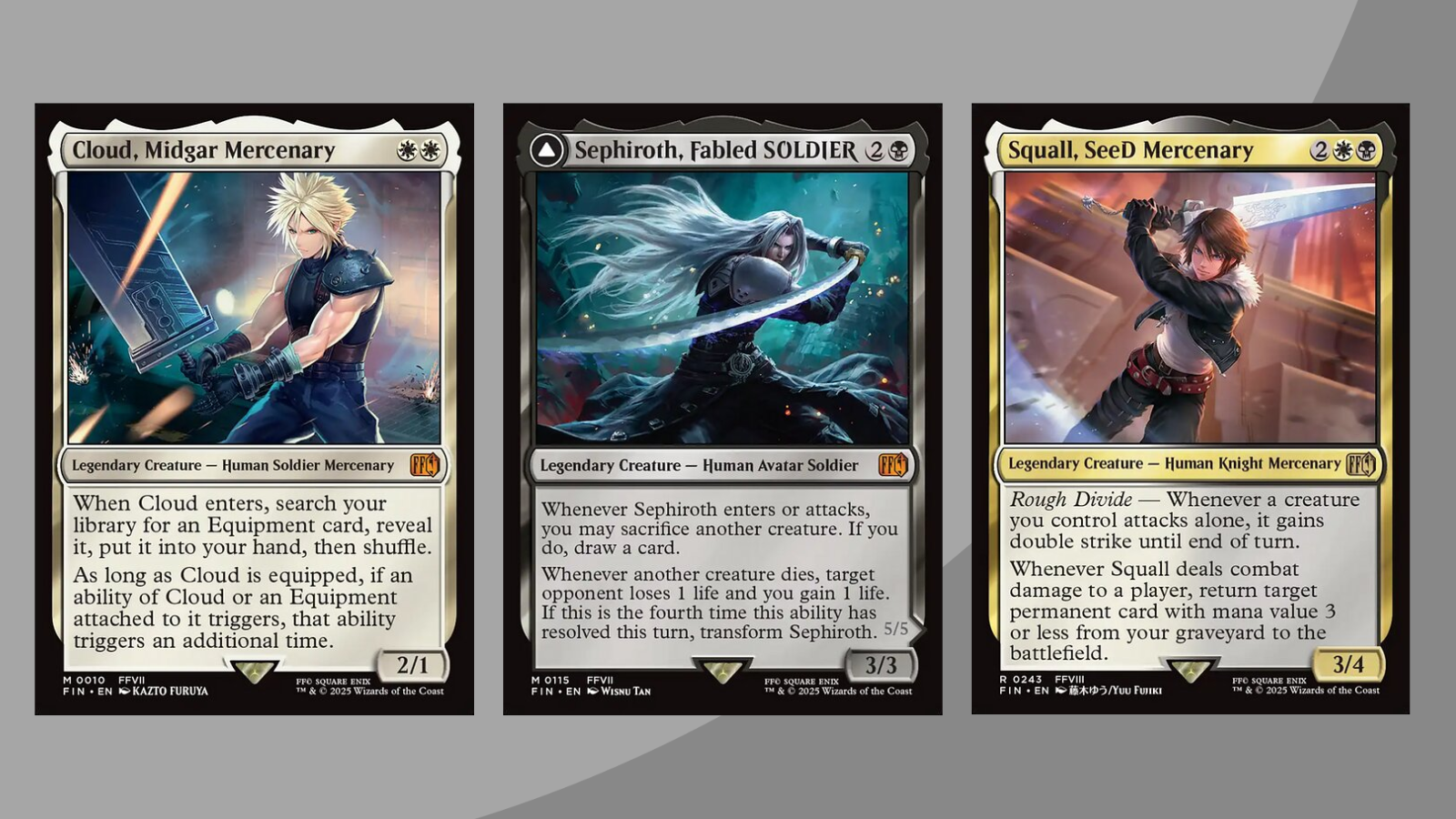 Magic: The Gathering – Final Fantasy Checklists (FIN, FCA, FIC