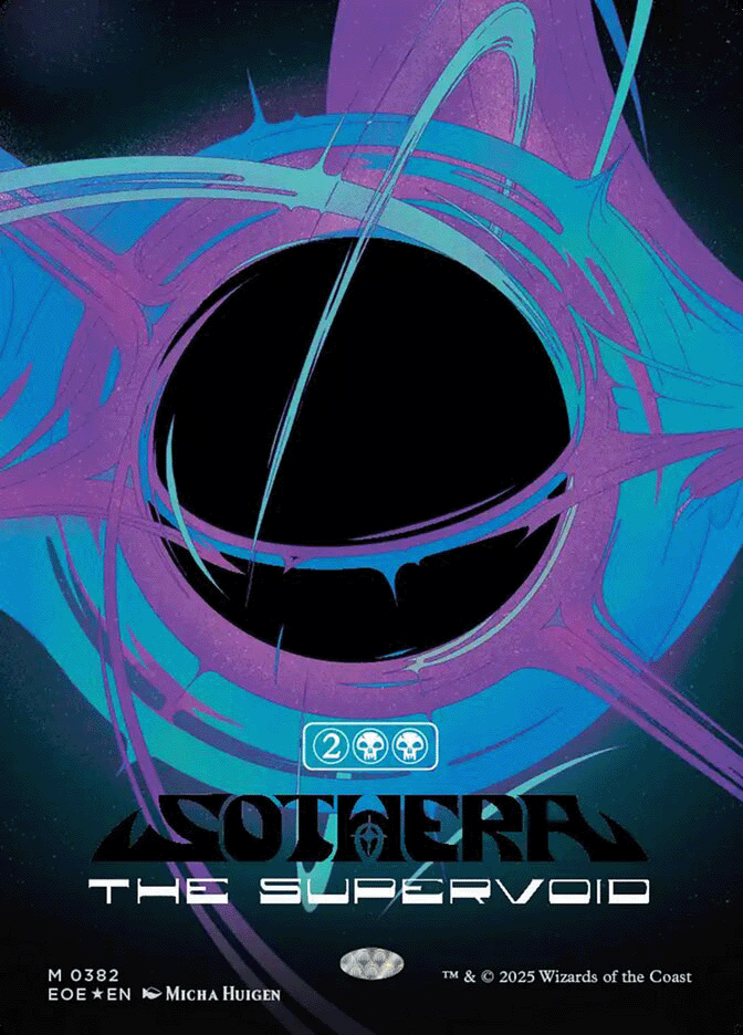 MTG Edge of Eternities Sothera the Supervoid