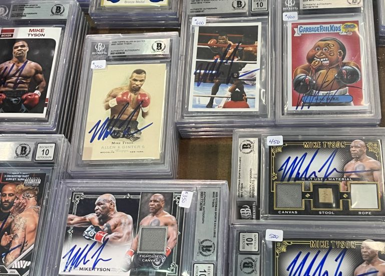 ナポレオン　PMA ACTION CARD Iron Mike Tyson Undisputed Boxing Champ at NSCC 2025